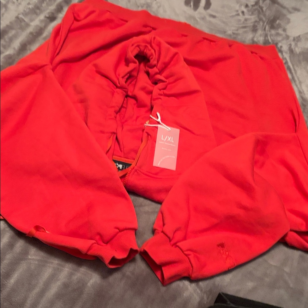 POPFLEX Women's Red (Cayenne) Hoodie